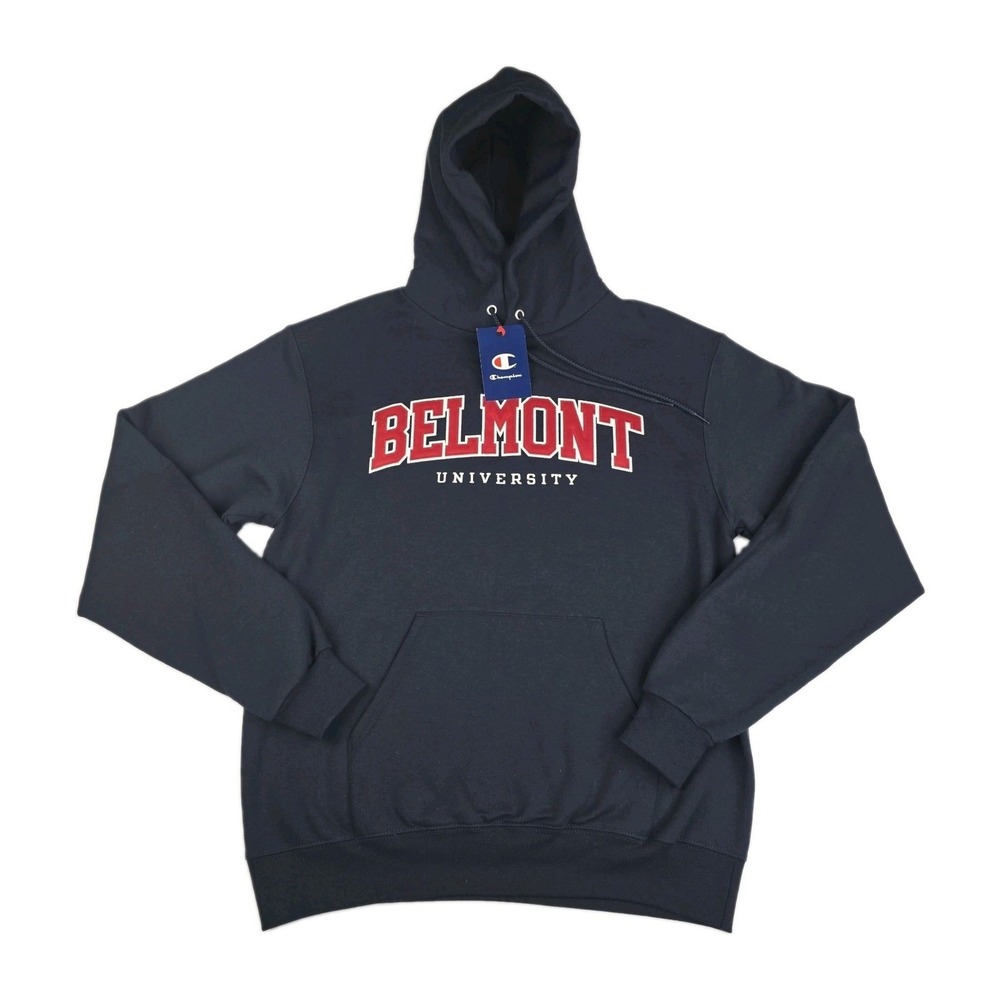 Champion Hoodie Mens Medium Belmont Pullover Sweatshirt College NCAA New